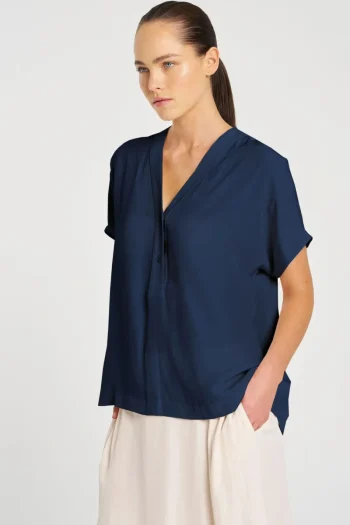 MELA PURDIE Tops-WEDGE TAB SHELL TOP