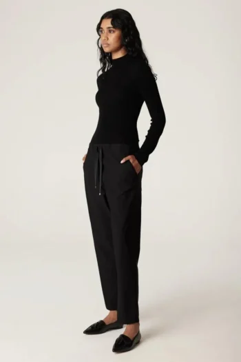 CABLE Track Pants-ZOE JOGGER BLACK