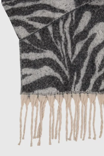 ELM Scarves|Winter Style-ZURI SCARF ZEBRA